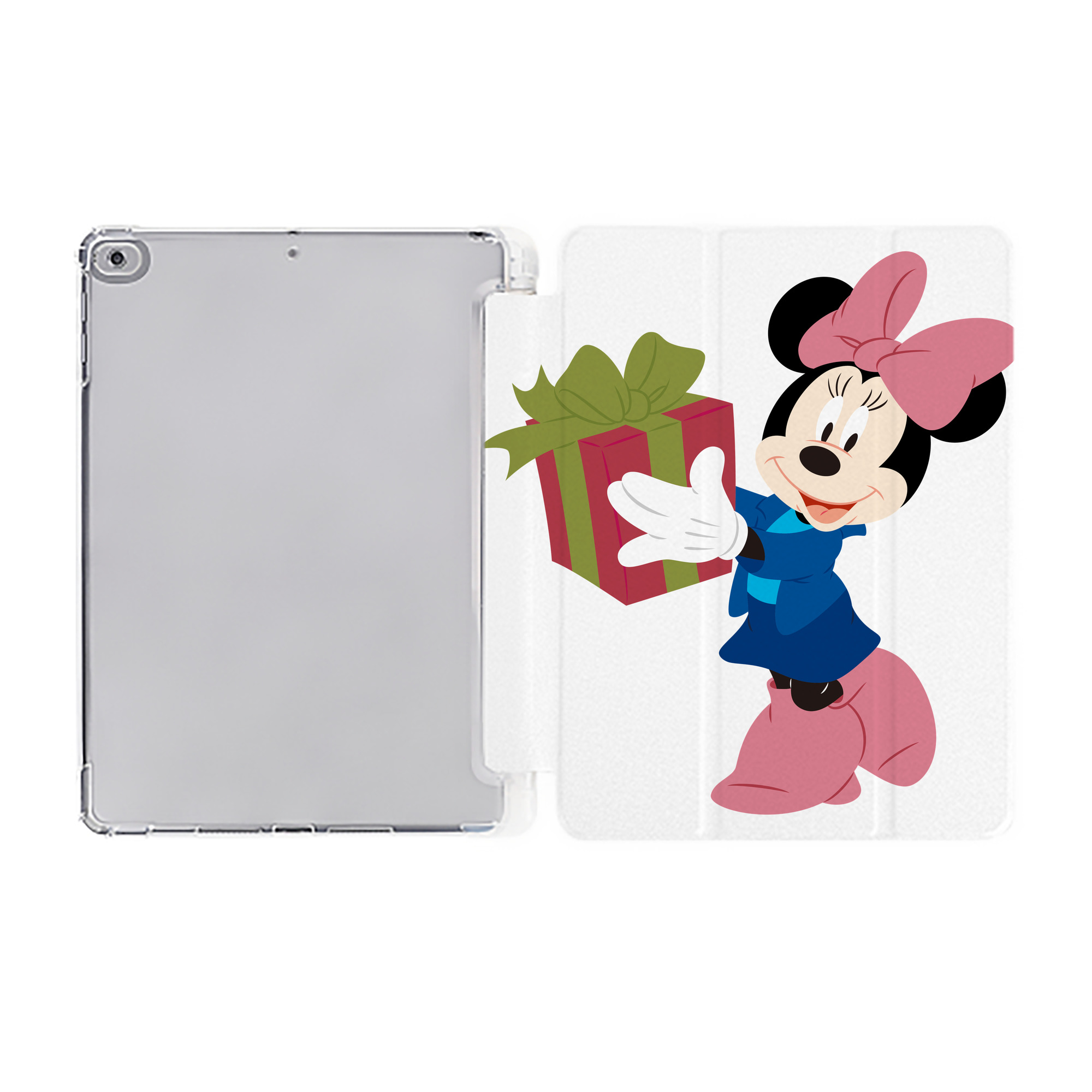 （画像用） ミッキーマウス Mickey Mouse IPad ケース ペン収納付き 三つ折りスタンド PUレザー×シリコン 対応機種9.5/10.5/10.9インチ